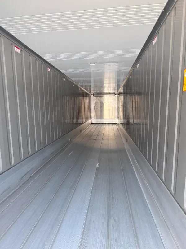 inside refrigerated container